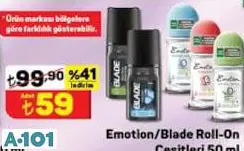 EMOTİON/BLADE ROLL-ON ÇEŞİTLERİ 50 ML